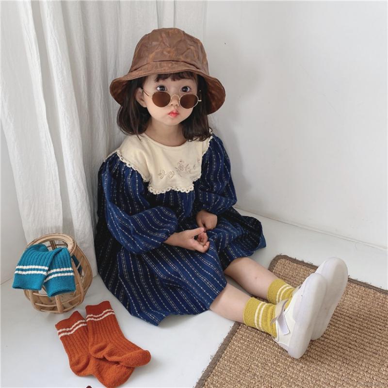 Vớ Dày Dặn Giữ Ấm Phong Cách Retro Cho Bé