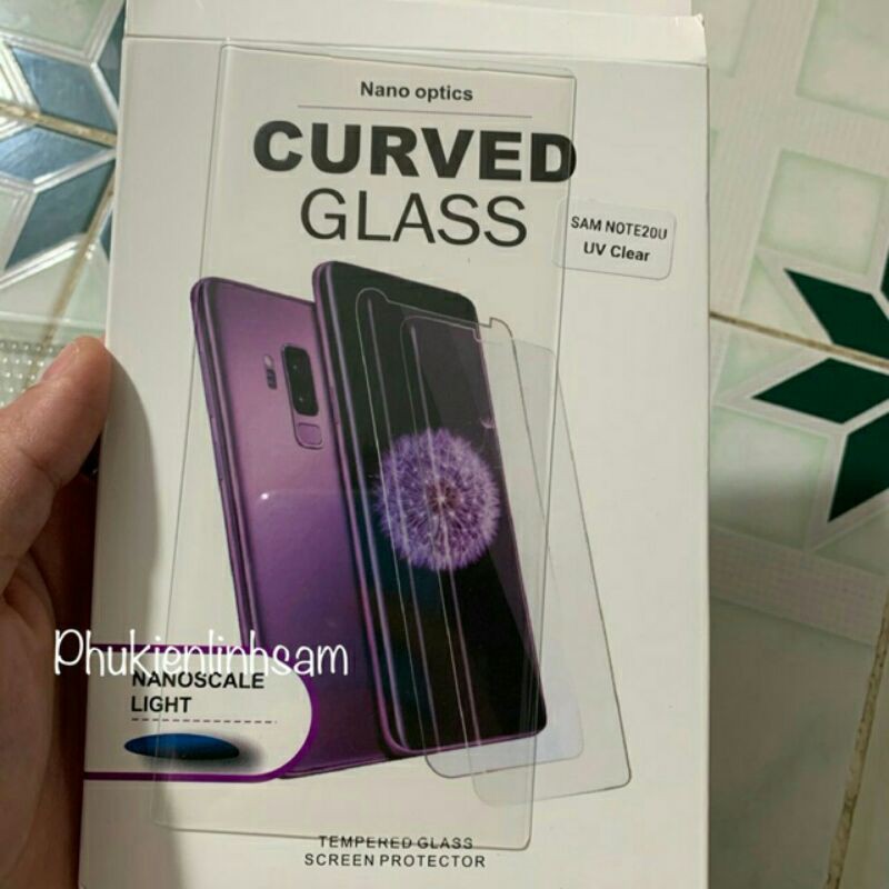 Dán kính cường lực UV cho Samsung Note 20/ Note 20 Ultra Full