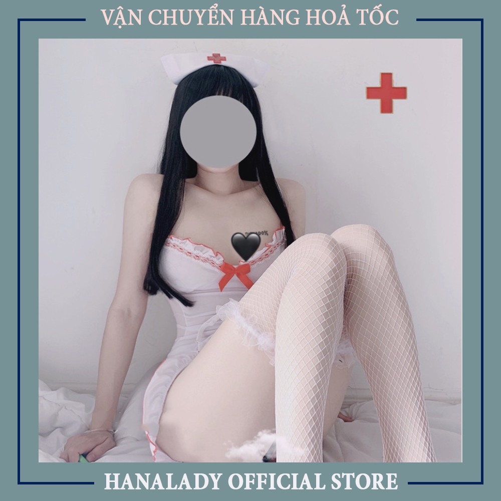 Đồ ngủ sexy -Cosplay y tá gợi cảm siêu quyến rũ chất liệu mềm mịn thoải mái tự tin C118 | BigBuy360 - bigbuy360.vn