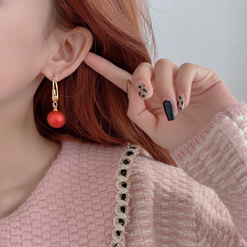 Khuyên Tai Ngọc Trai Lễ Hội Phong Cách Trung Hoa Đơn Giản Thời Trang Mới 2022 Dành Cho Bạn Nữ