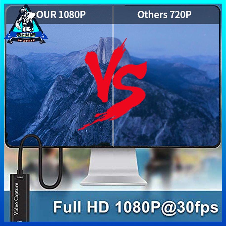 Capture Card USB 3.0 to HDMI Tương thích với đầu ghi video Capture Box Converter [8/4]