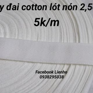 DÂY ĐAI COTTON 2,5CM