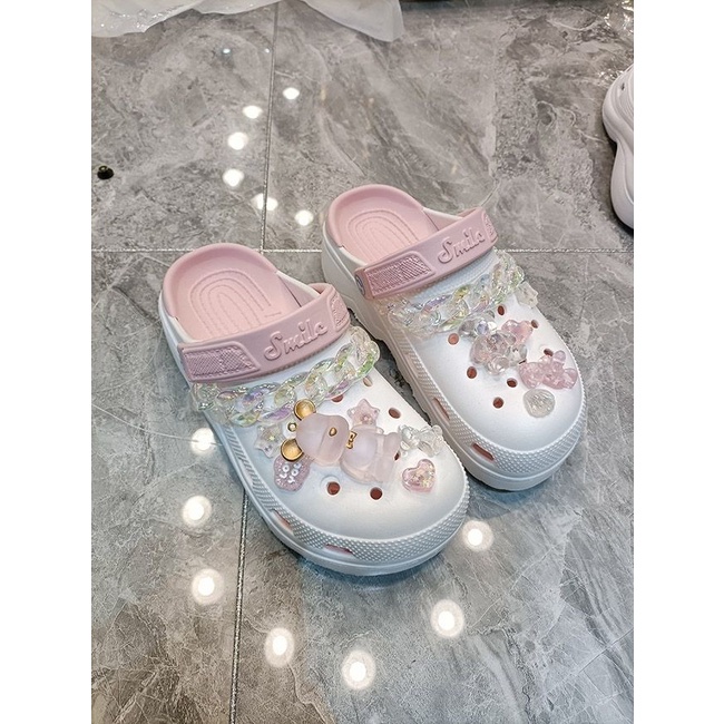 Nhãn Dán Dép sticker dépCharms Giày Crocs Jibitz INS DIY Hình Gấu Dễ Thương Có Khóa Cài Làm Quà Tặng Cho Trẻ Em / Phụ Nữ / Bạn Bè / Tiệc Tùng