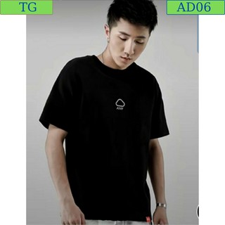 Áo Thun Nam UNISEX Tay Lỡ Form Rộng FULL SIZE Đen AD06 Đám Mây (44-70KG)