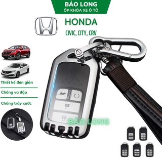 (Xả kho) Ốp khoá kim loại lót cao su Honda Civic, City, Accord, CRV