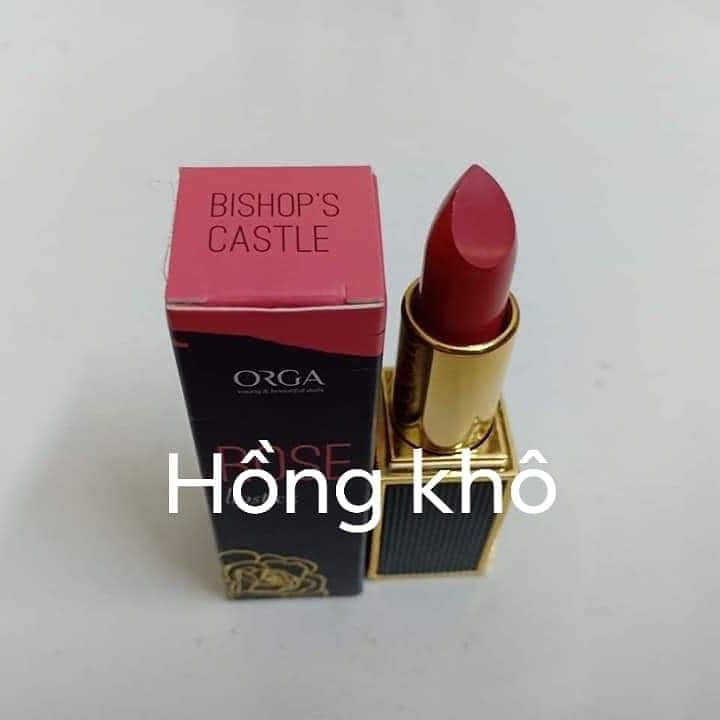 [Chính Hãng] Son Môi Hữu Cơ ORGA - ROSE LIPSTICK Không Chì Siêu Lì