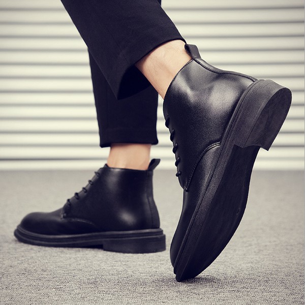 [Mã FAGREAT245 giảm 8% tối đa 50K đơn từ 250K] Giày Boot Nam Đen SGS GN289 | BigBuy360 - bigbuy360.vn