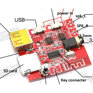 Mạch giải mã MP3 kèm bluetooth có đk từ xa