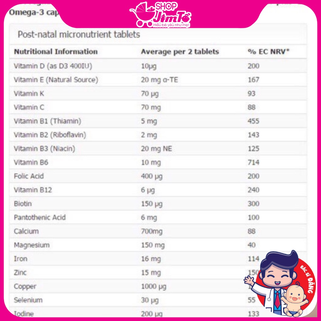 🏆 Vitamin Tổng Hợp Pregnacare Breast Feeding giúp Lợi Sữa Và Tăng Cường Đề Kháng Cho Mẹ Sau Sinh Lọ 84 Viê