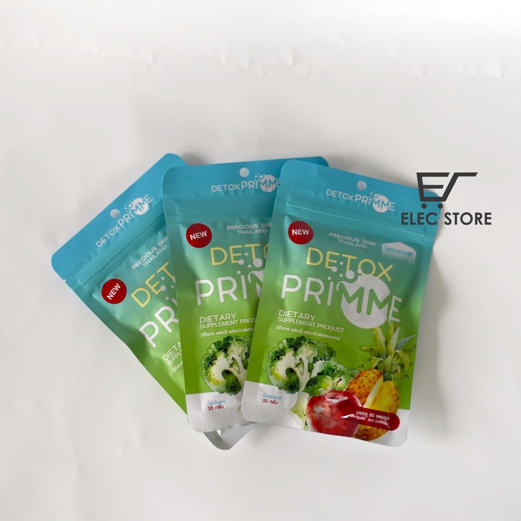 Viên khử mỡ Detox Primme Thái Lan (Hộp 60 viên)