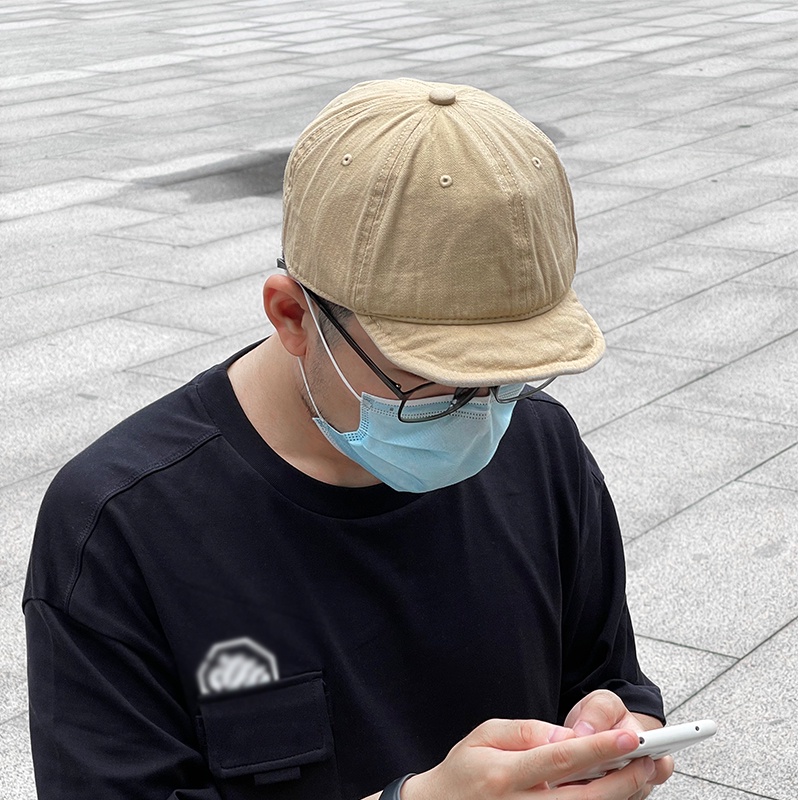 Mũ Lưỡi Trai Chất Liệu Cotton Mềm Phong Cách Retro Hàn Quốc Cho Nam Nữ