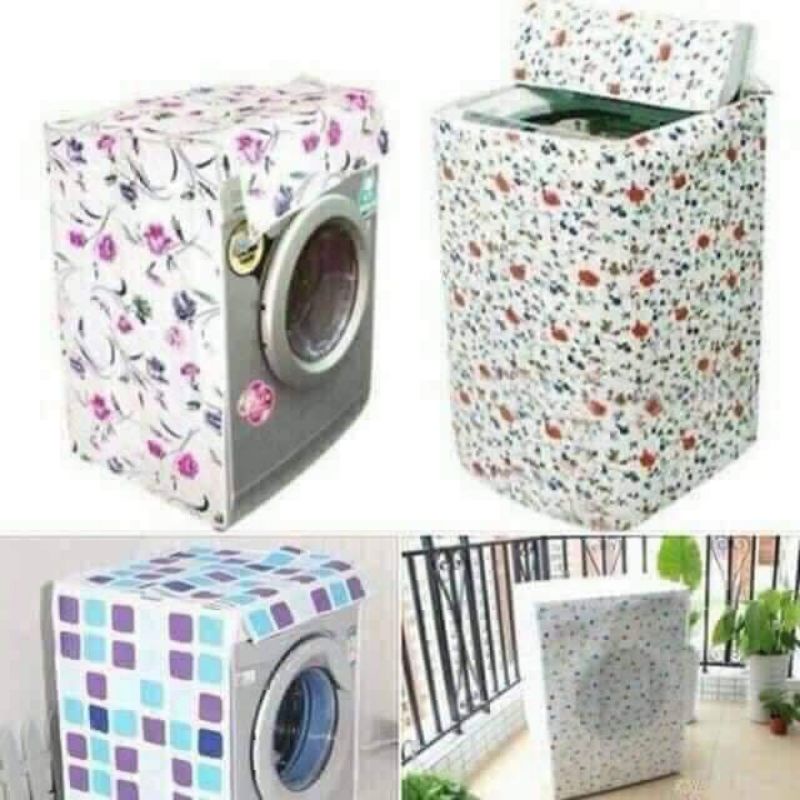 Bọc máy giặt cửa ngang và cửa trên 2 lớp dày đẹp