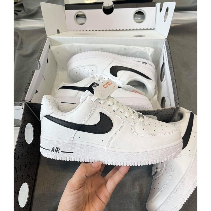 [AF1NEW] Giày Thể Thao Sneaker AF1 custom Trắng Vệt đen Cao cấp ảnh thật
