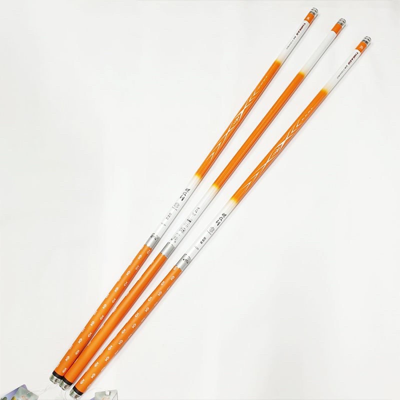 Cần câu tay, câu đài, câu đơn  Bạch Kinh Thiên 6H, 8H, 10H tặng ngọn, phao, trục - Mika fishing