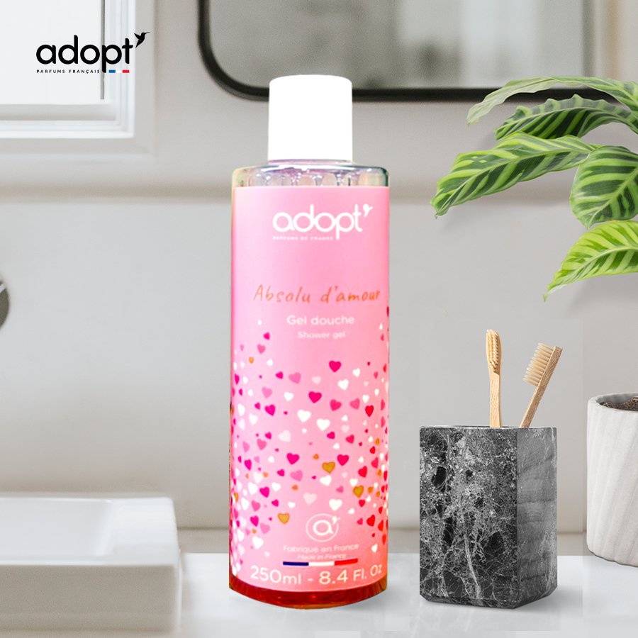 Sữa Tắm Nước hoa Adopt Absolu D'amour Chính Hãng Pháp 250 ml - Sữa tắm trắng da dưỡng ẩm