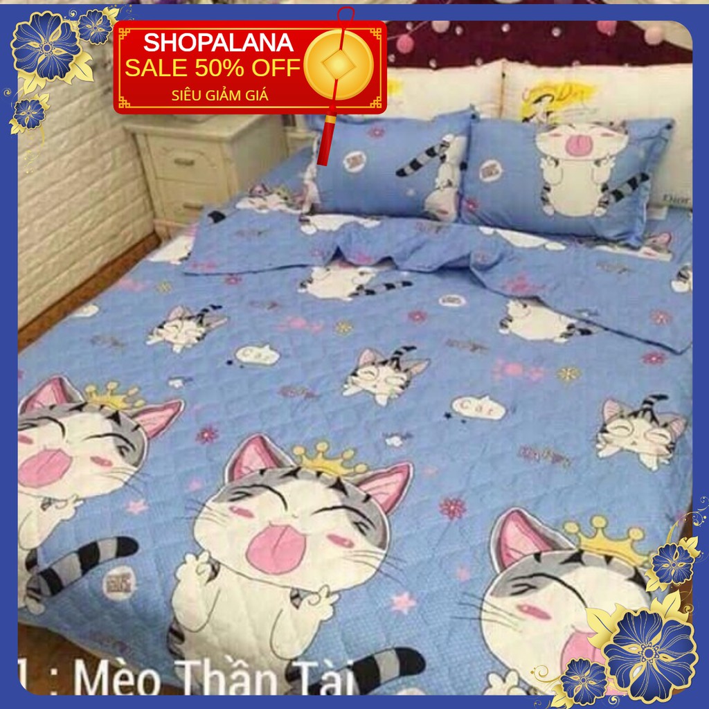 Sỉ Bộ ga gối POLLY COTTON 1M2 *2M ALANA