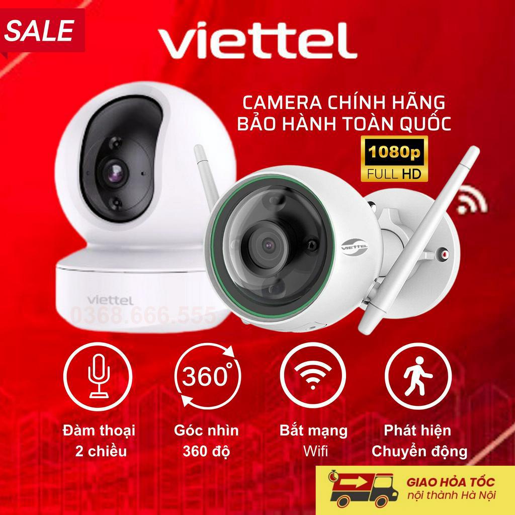 Camera Viettel chính hãng công nghệ AI hiện đại nhất bảo hành 12 tháng camera trong nhà HC2 , ngoài trời HC3