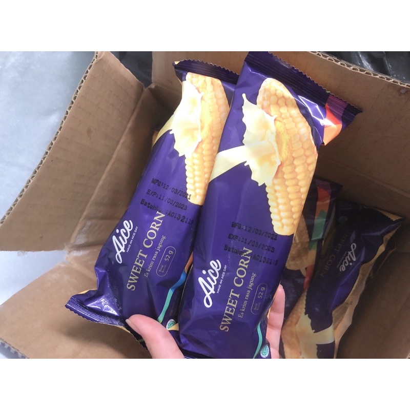 Thùng 40 Cây Kem Bắp Aice