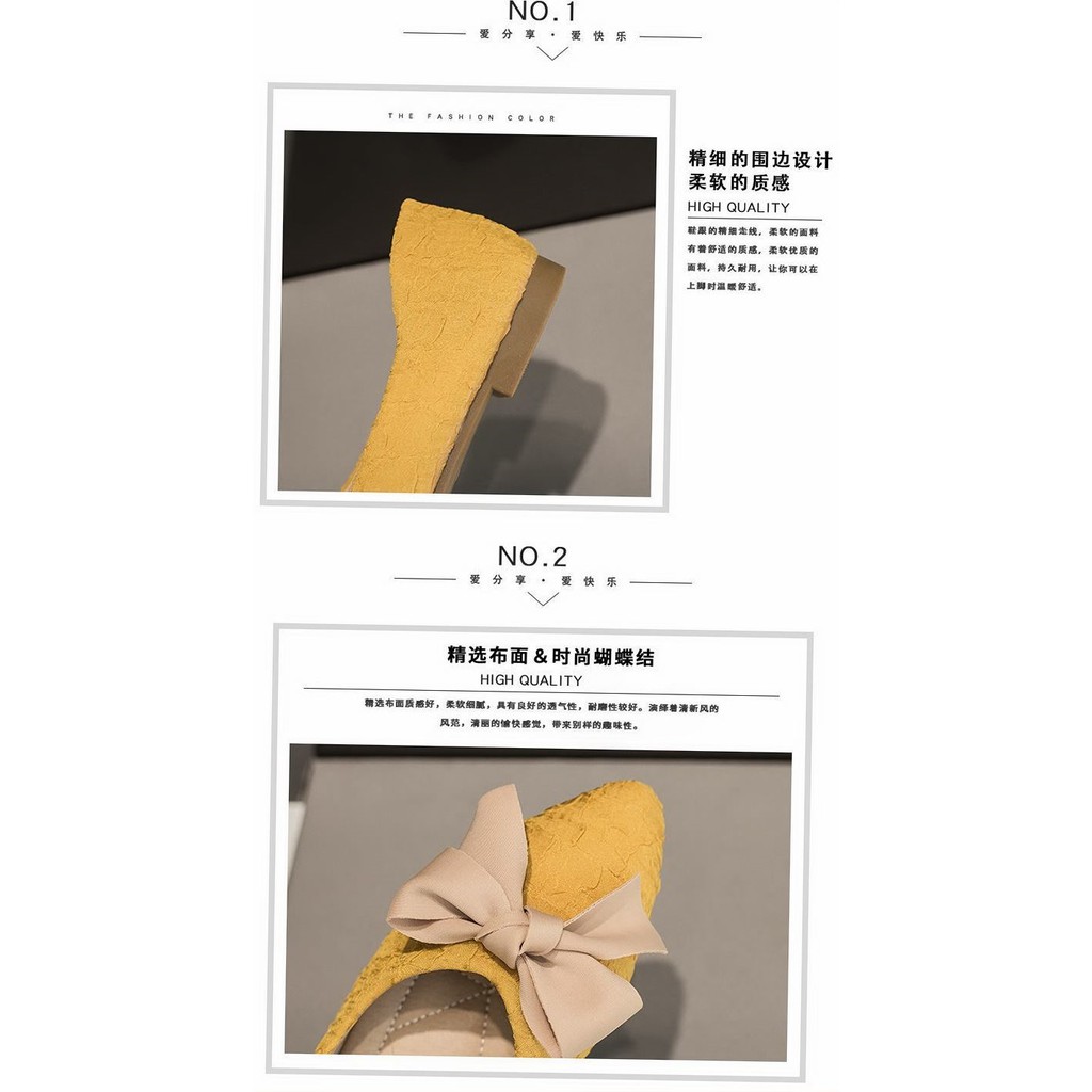 Giày Búp Bê Phối Nơ Xinh Xắn Dành Cho Nữ 2021 | BigBuy360 - bigbuy360.vn