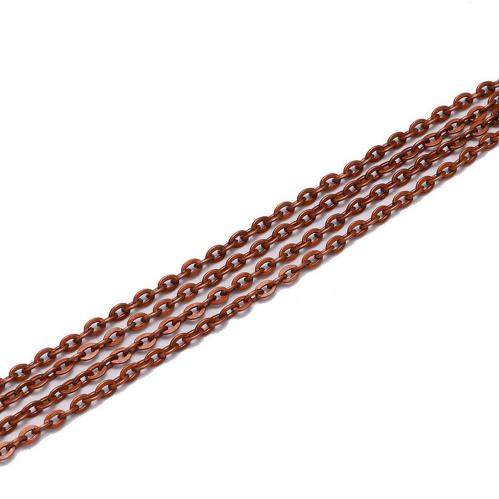 Dây xích ST.KUNKKA 5m 2x3mm tùy chọn màu sắc dùng làm trang sức