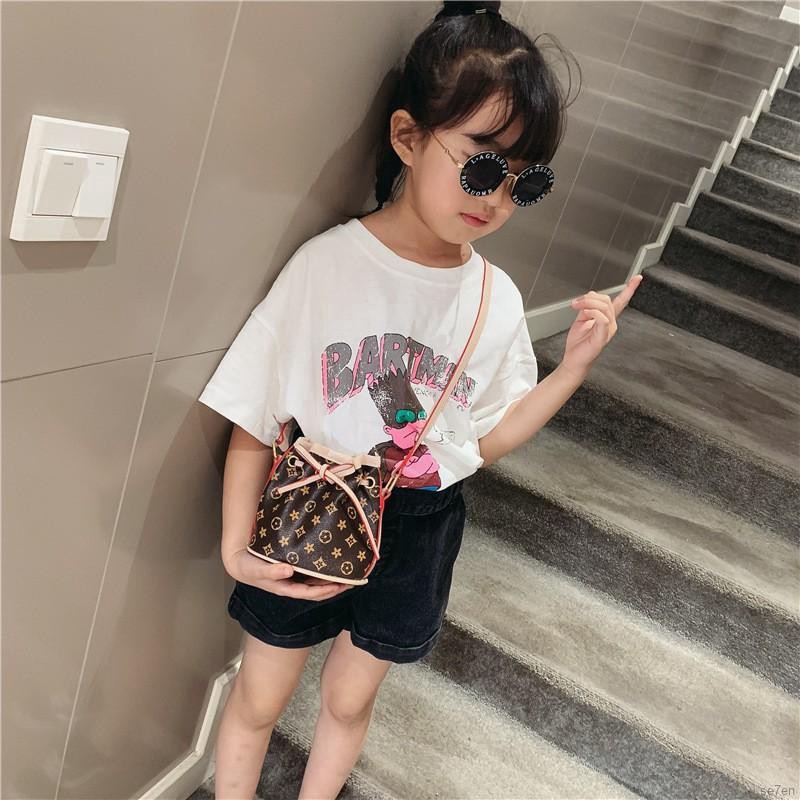 Túi đeo chéo da giả mini xinh xắn cho bé gái