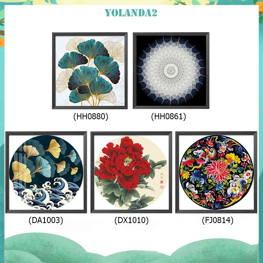 Bộ Dụng Cụ Thêu Tranh Chữ Thập 11CT DIY Nghệ Thuật