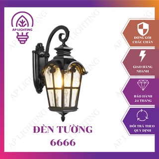 Đèn tường chống nước cao cấp trang trí cột sân vườn 6666