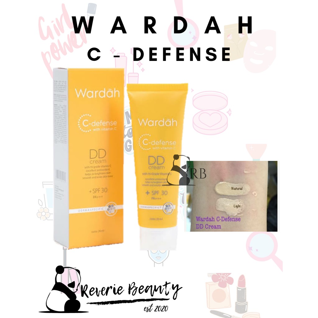 Kem DD SPF 30 C / Wardah DD 20ml Chứa Vitamin C / Wardah Giúp Bảo Vệ Da Hiệu Quả
