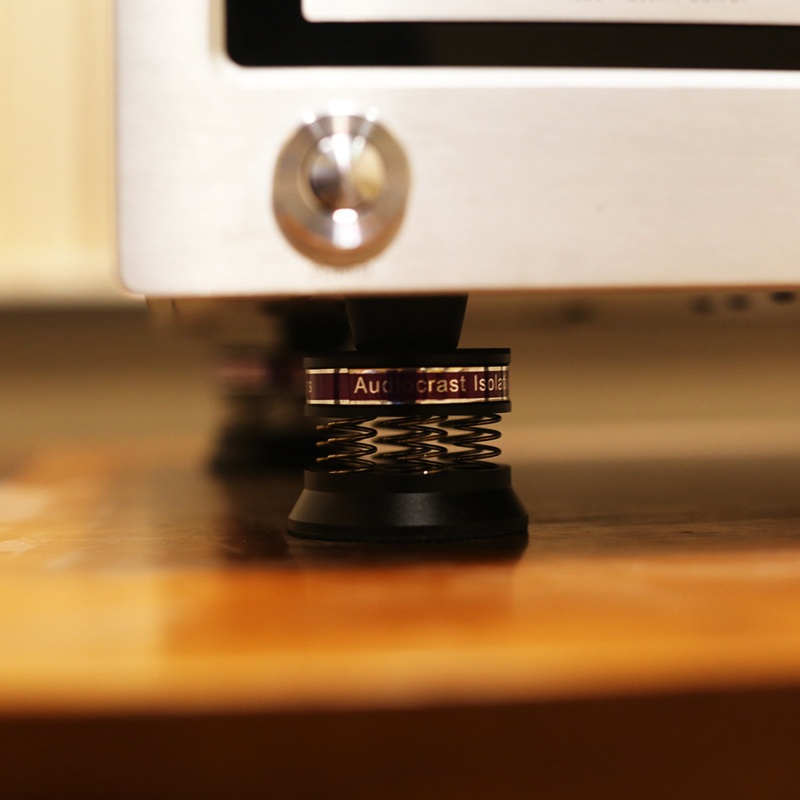 Bộ 4 Đệm Giảm Sốc Bằng Hợp Kim Nhôm Cứng HIFI Cho Chân Đứng