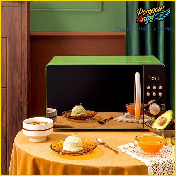 Lò vi sóng 700W BEAR WBL-A20H1 20L màu xanh lá chính hãng , bảo hành 12 tháng , lỗi đổi mới trong 7ngày