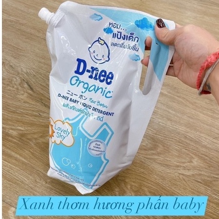 Nước giặt Dnee Organic hàng nội địa Thái Lan cho bé( Túi 1400ml)