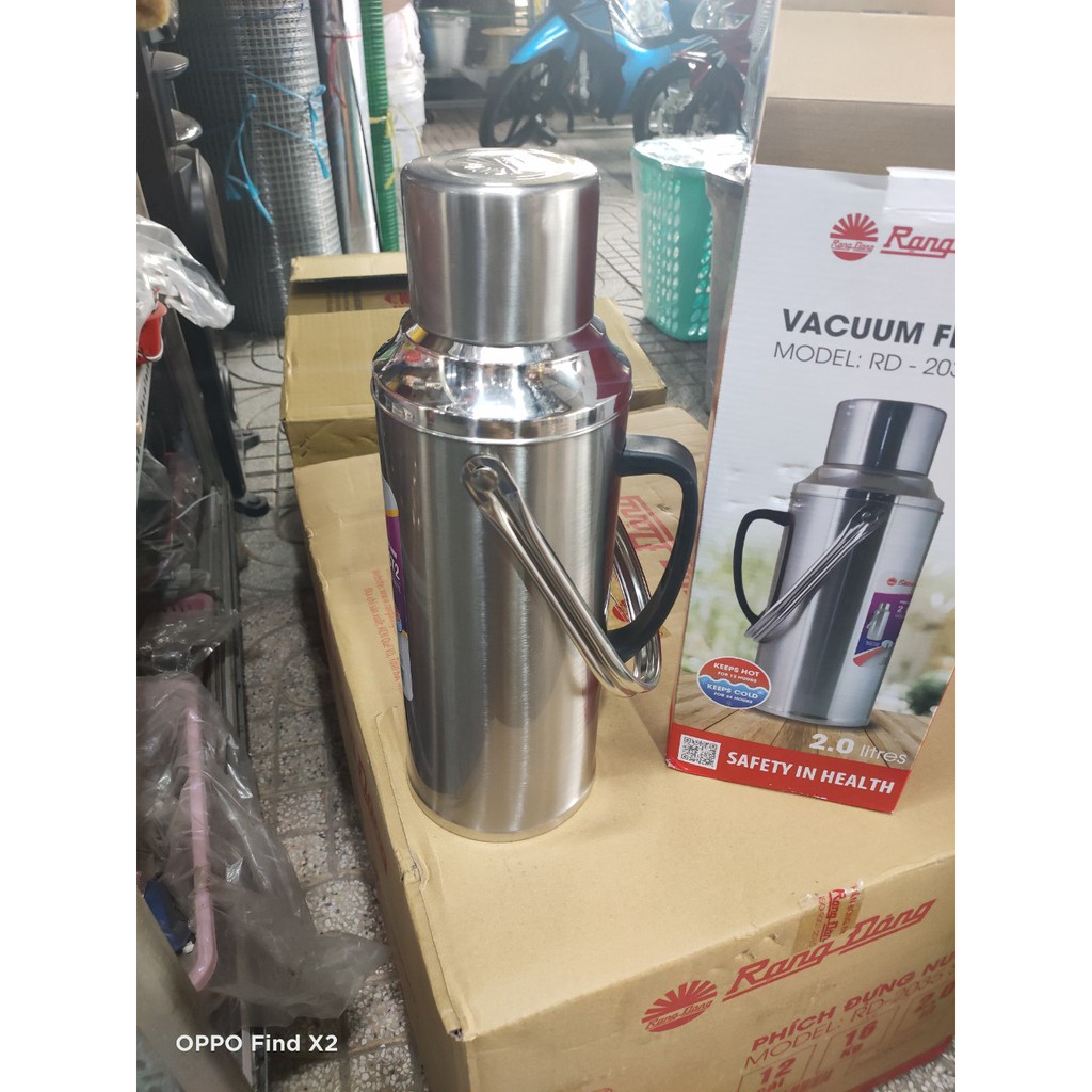 Bình thuỷ 2 Lít inox Rạng Đông RD2035 ST2