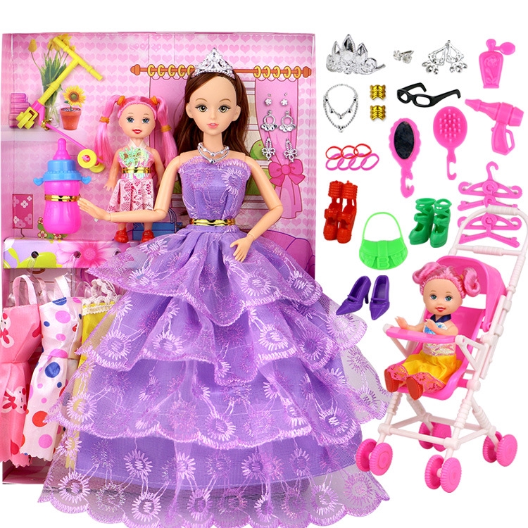 Set 58 Đồ Chơi Búp Bê Barbie Xinh Xắn