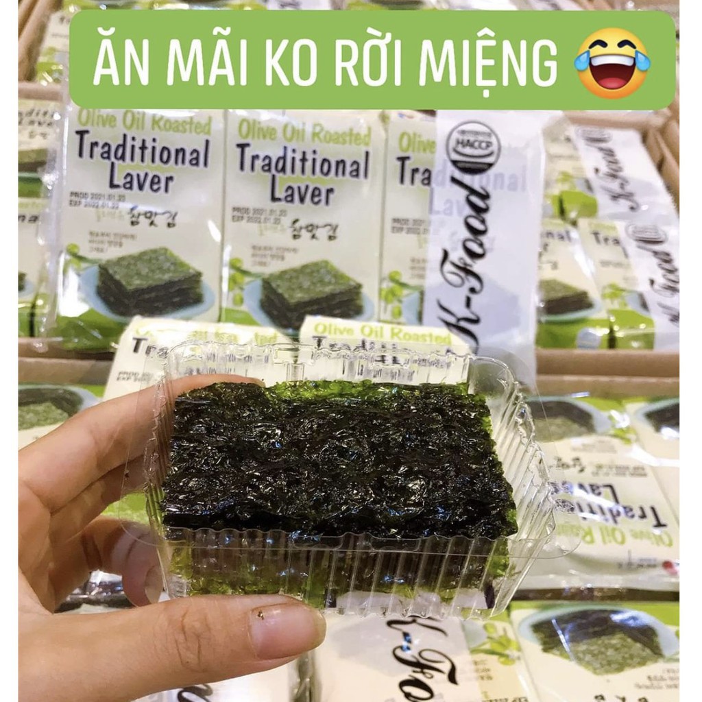 Lá kim ăn liền K-Food 3 gói (4g/gói)