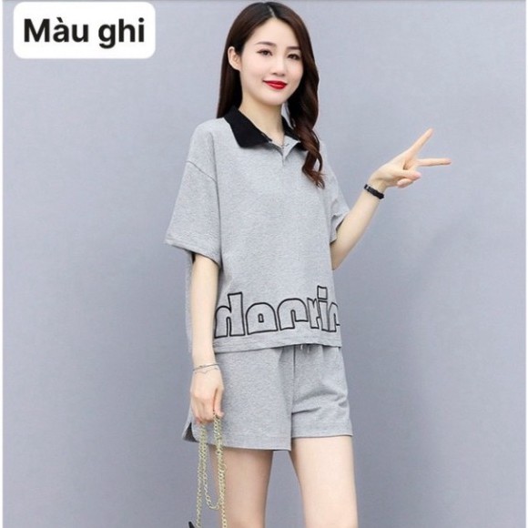 Bộ đồ nữ mặc nhà, bộ đùi nữ, Chất Thun Cotton co giãn Không Phai hàng đẹp loại 1(có video)