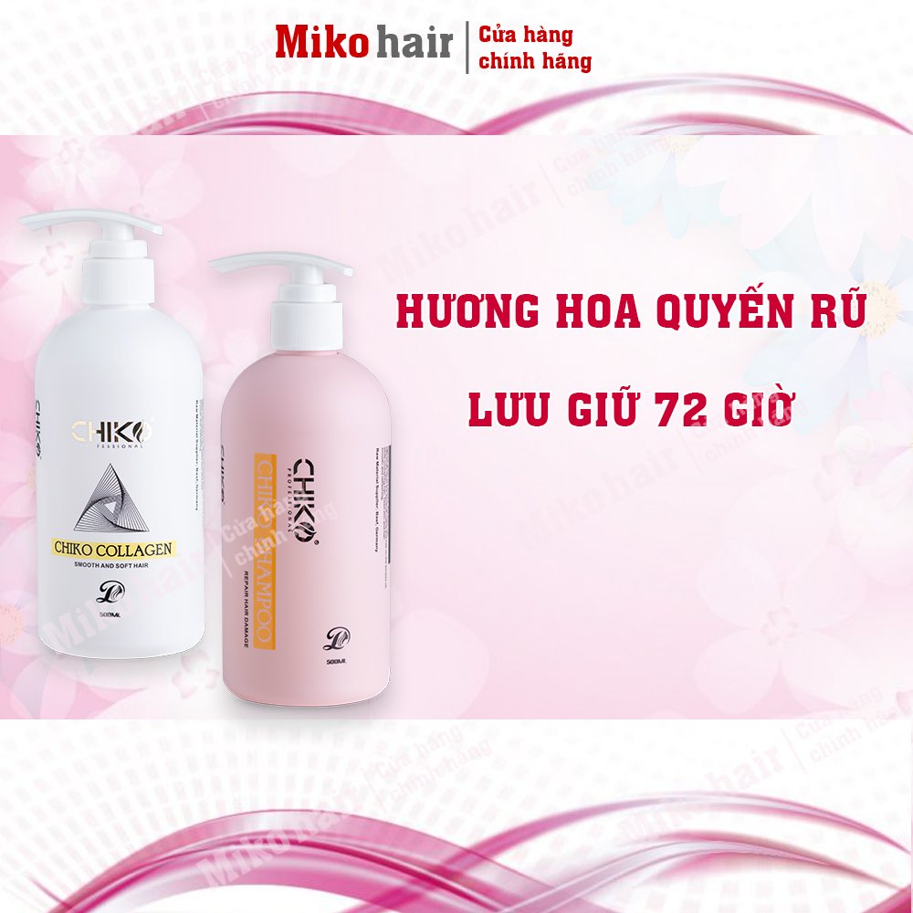 DẦU GỘI ĐA CHỨC NĂNG CHIKO GỘI, XẢ TÓC, HẤP TÓC, DƯỠNG TÓC, PHỤC HỒI TÓC HƯ TỔN 500ml MIKO HAIR