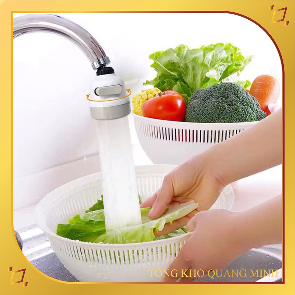 Đầu tăng áp 3 chế độ phun cho vòi bồn rửa - Có thể xoay 360 độ