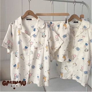 Đồ bộ pijama chất xô tre cao cấp [Gau Nau]