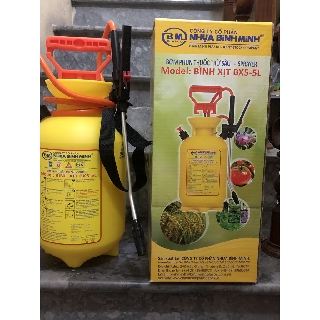 Bình 5L Bình Minh xịt phun thuốc khử khuẩn, tưới hoa cây cảnh, tưới hoa lan