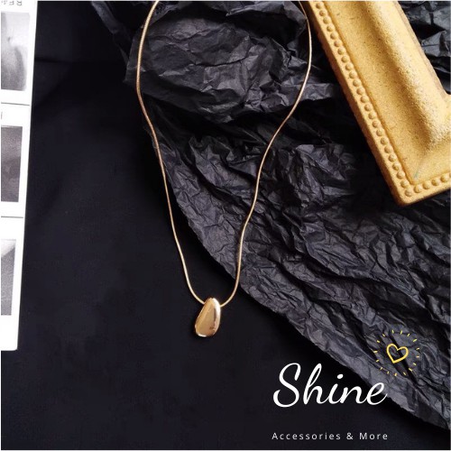 💕Hàng Loại 1 💕 Chuyền Nữ Hạt Đậu May Mắn màu Vàng Gold_Shine accessories