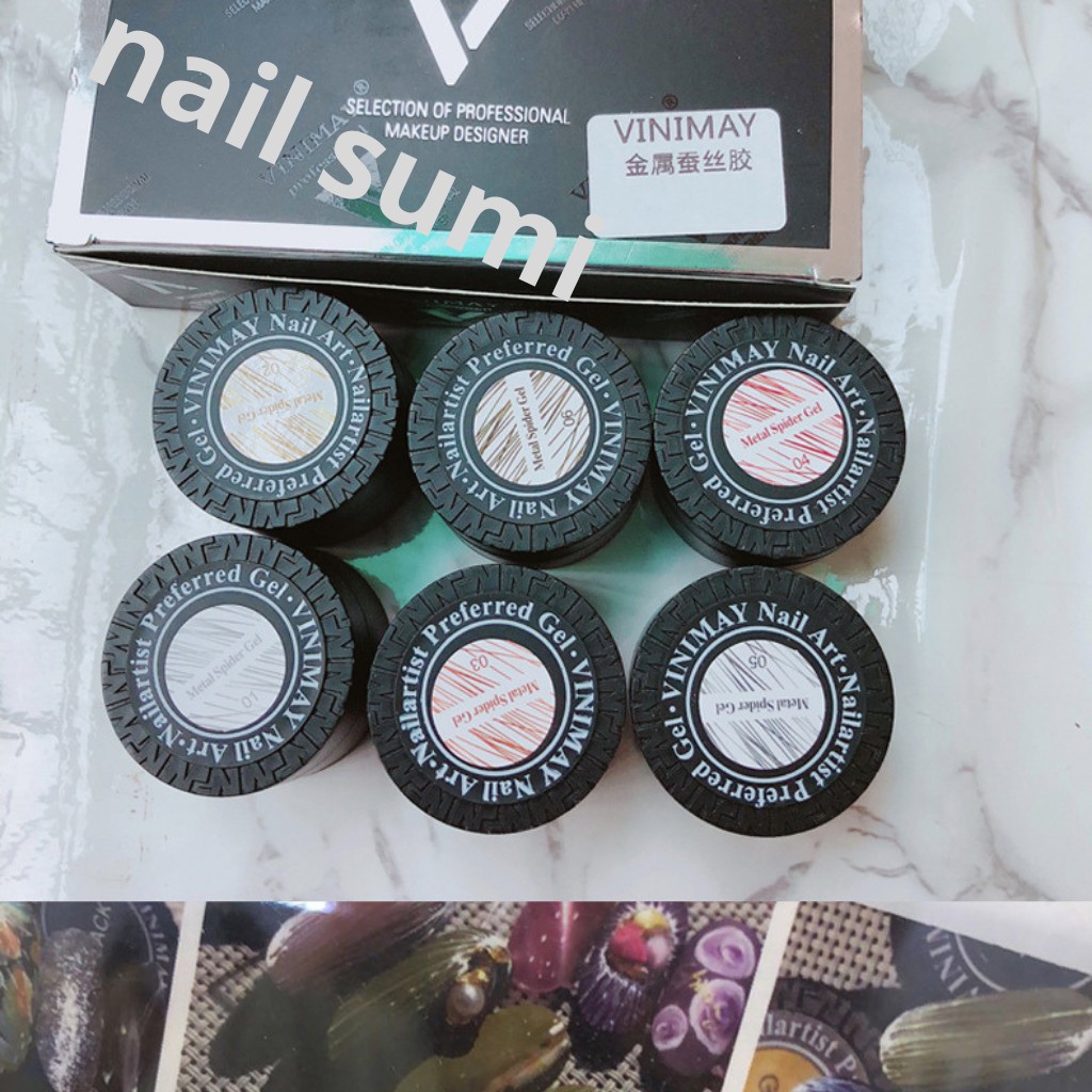 gel nhện nhũ vinimay sét 6 hũ