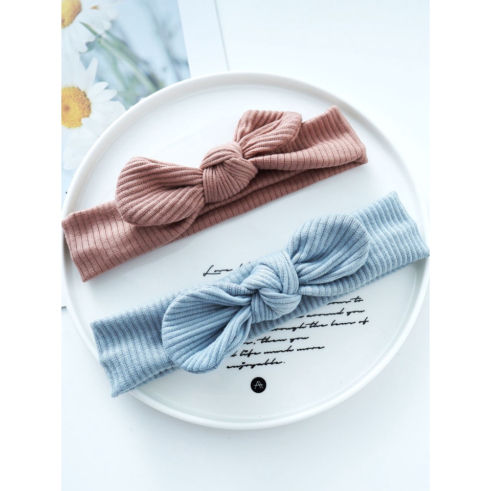 Turban Cho Bé, Bờm Tóc xinh, Vải Tăm mềm, siêu co giãn, mềm mại, an toàn cho bé