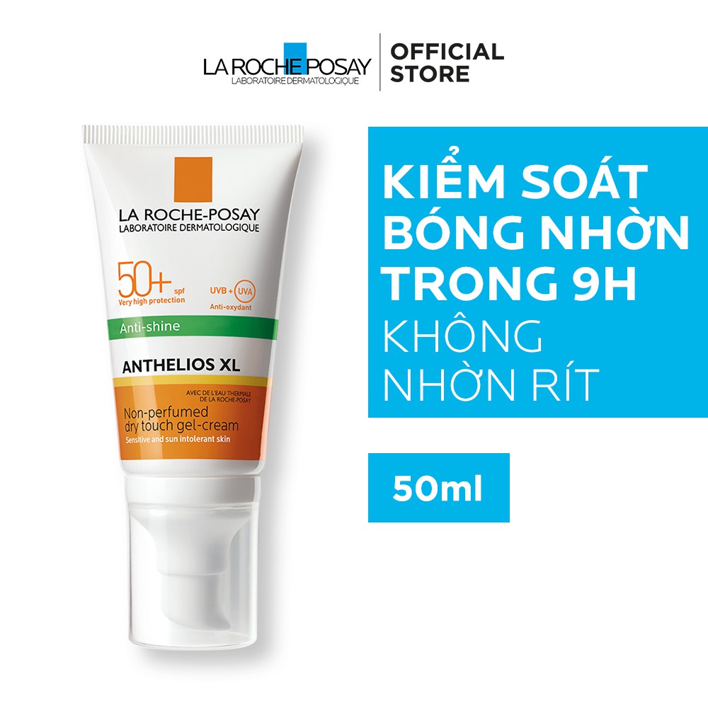 Kem chống nắng giúp kiểm soát bóng nhờn & bảo vệ da trước tia UVB UVA SPF 50+ La Roche-Posay Anthelios XL Dry Touch 50ml | BigBuy360 - bigbuy360.vn