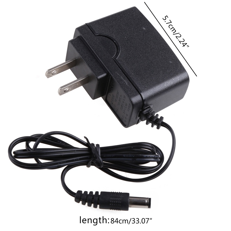 Bộ Chuyển Đổi Nguồn Điện DC 9V 600mA 0.6A AC Phích Cắm US