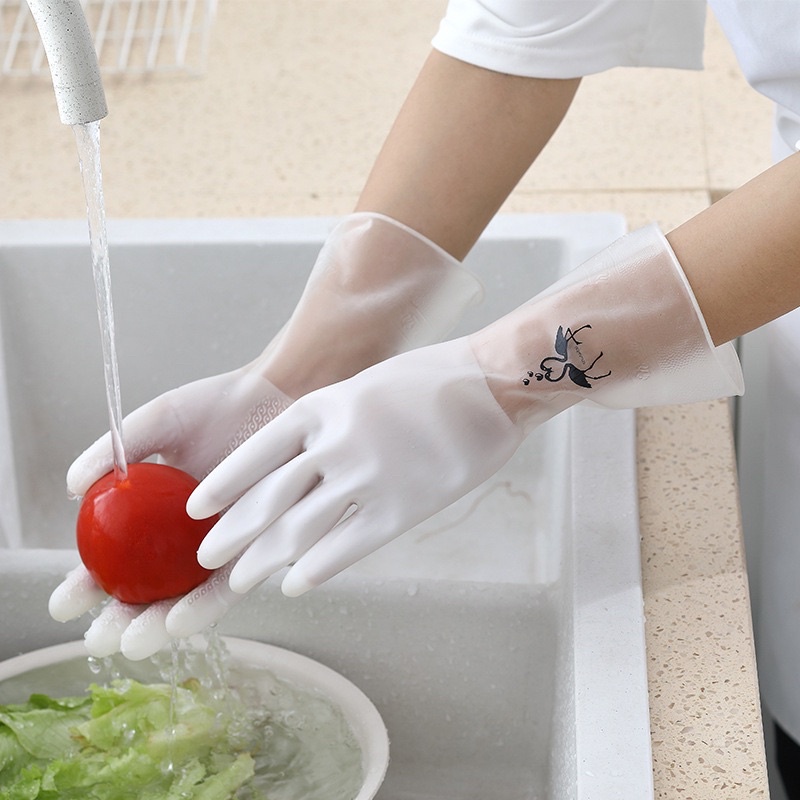 Găng Tay Cao Su Rửa Chén, Bao Tay Rửa Chén Siêu Dai Siêu Bền