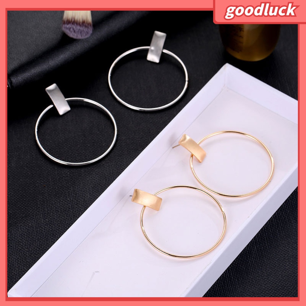 Bông tai nữ thiết kế hình học đơn giản cá tính