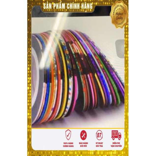 Set dây kim tuyến 40 cái trang tri móng