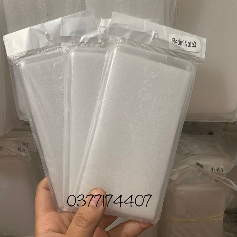 Bộ 2 ốp lưng dẻo cho Xiaomi Redmi Note 3/ Note 3 Pro siêu mỏng 0.6mm ( Trong suốt )