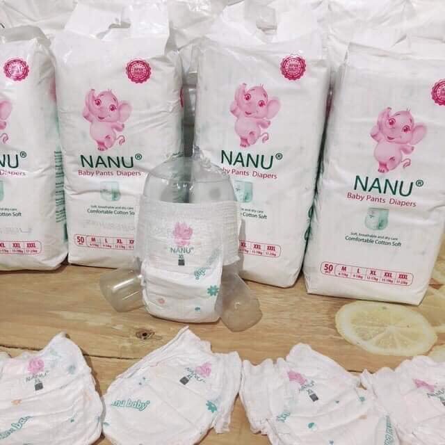 Bỉm quần NaNu xuất Nhật 100M,100L,100XL