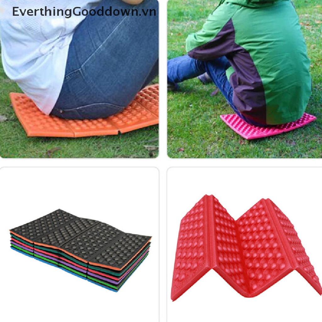 Everthinggooddown Đệm Ngồi Xốp Mềm Có Thể Gấp Gọn Dùng Khi Đi Cắm Trại / Đi Biển /